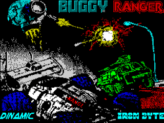 Buggy Ranger title screen for ZX Spectrum